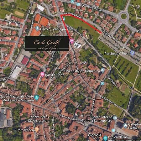 Ca De Guelfi Residenza D'Epoca Bed & Breakfast อาเรซโซ ภายนอก รูปภาพ